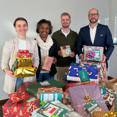 Weihnachtsaktion von HOPPECKE und dem Caritasverband Brilon